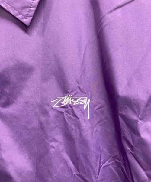 stussy（ステューシー）stussy (ステューシー) CRUIZE COACH JACKET パープル サイズ:Lの古着・服飾アイテム