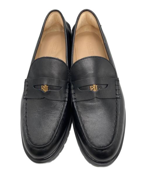 LAUREN RALPH LAUREN（ローレンラルフローレン）LAUREN RALPH LAUREN (ローレンラルフローレン) ローファー ブラック サイズ:39の古着・服飾アイテム