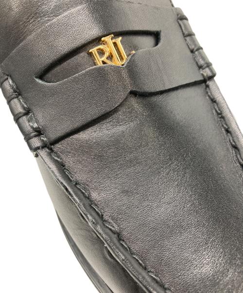LAUREN RALPH LAUREN（ローレンラルフローレン）LAUREN RALPH LAUREN (ローレンラルフローレン) ローファー ブラック サイズ:39の古着・服飾アイテム