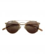 GIORGIO ARMANIジョルジョアルマーニ）の古着「Clip Onサングラス」｜ゴールド