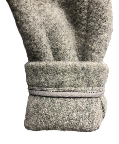 DANTON（ダントン）DANTON (ダントン) ウールモッサーノーカラーコート グレー サイズ:36の古着・服飾アイテム