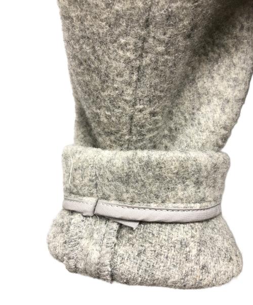 DANTON（ダントン）DANTON (ダントン) ウールモッサーノーカラーコート グレー サイズ:36の古着・服飾アイテム