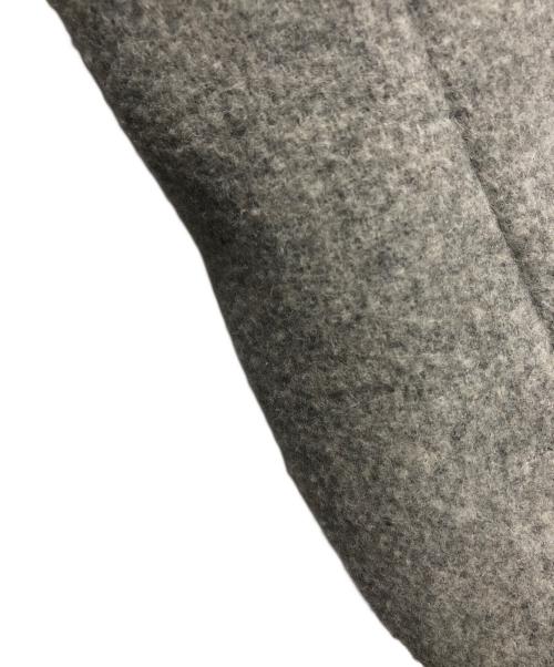DANTON（ダントン）DANTON (ダントン) ウールモッサーノーカラーコート グレー サイズ:36の古着・服飾アイテム