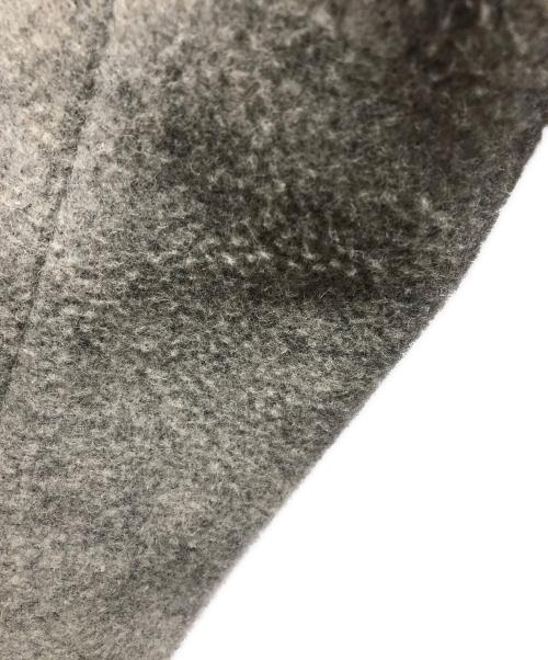 DANTON（ダントン）DANTON (ダントン) ウールモッサーノーカラーコート グレー サイズ:36の古着・服飾アイテム