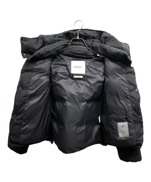Gymphlex（ジムフレックス）Gymphlex (ジムフレックス) ホワイトグース フード付き ショート ダウンジャケット ブラック サイズ:12の古着・服飾アイテム