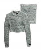 KITHキス）の古着「クルーネックニットセットアップ」｜ブルー