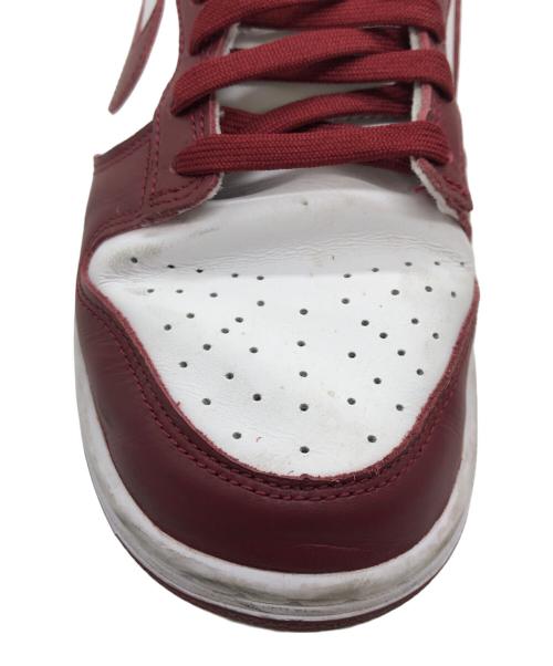 NIKE（ナイキ）NIKE (ナイキ) DUNK LOW RETRO ローカットスニーカー ホワイト×レッド サイズ:US8.5の古着・服飾アイテム