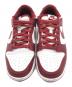 中古・古着 NIKE (ナイキ) DUNK LOW RETRO ローカットスニーカー ホワイト×レッド サイズ:US8.5：6000円