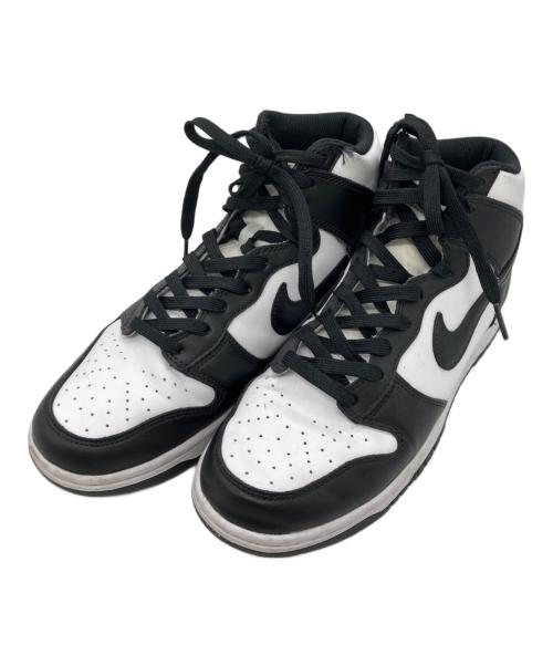 NIKE（ナイキ）NIKE (ナイキ) DUNK HI RETRO ハイカットスニーカー ホワイト×ブラック サイズ:26.5の古着・服飾アイテム