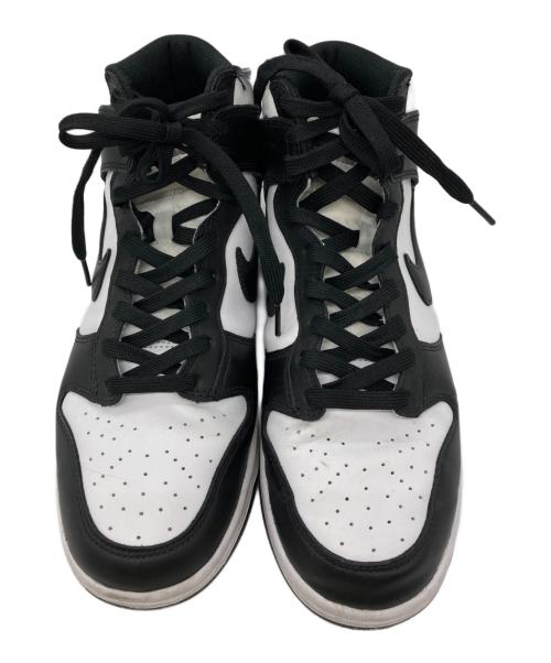 NIKE（ナイキ）NIKE (ナイキ) DUNK HI RETRO ハイカットスニーカー ホワイト×ブラック サイズ:26.5の古着・服飾アイテム
