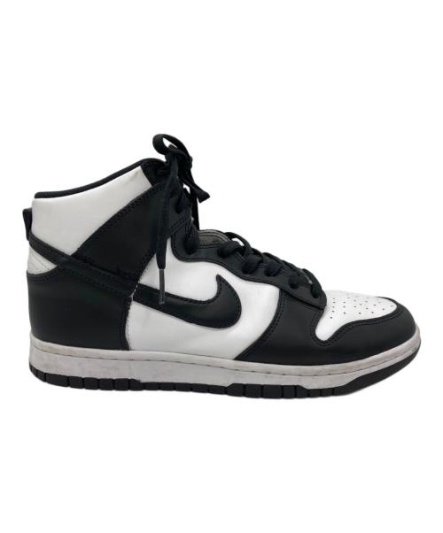 NIKE（ナイキ）NIKE (ナイキ) DUNK HI RETRO ハイカットスニーカー ホワイト×ブラック サイズ:26.5の古着・服飾アイテム