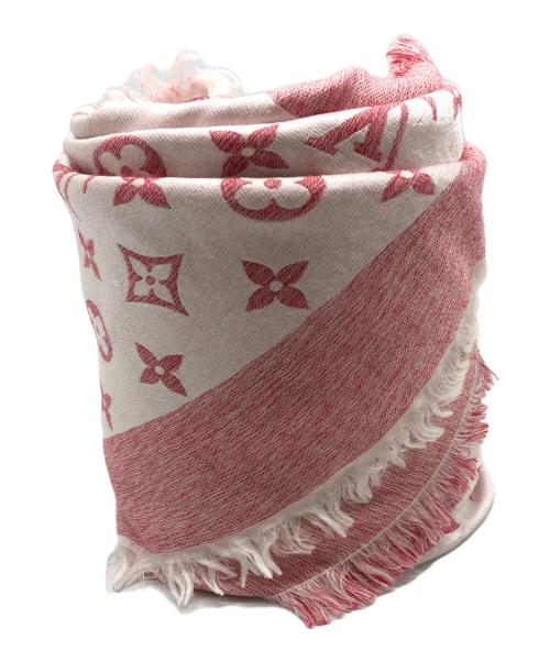 LOUIS VUITTON（ルイ ヴィトン）LOUIS VUITTON (ルイ ヴィトン) ショール・モノグラム ティーシャーティング ピンクの古着・服飾アイテム