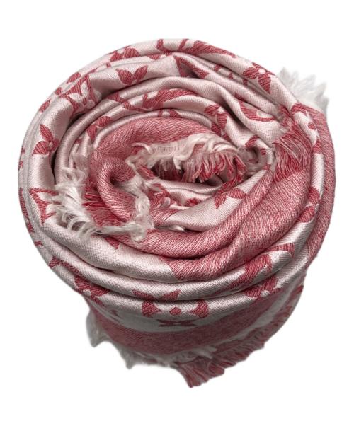 LOUIS VUITTON（ルイ ヴィトン）LOUIS VUITTON (ルイ ヴィトン) ショール・モノグラム ティーシャーティング ピンクの古着・服飾アイテム