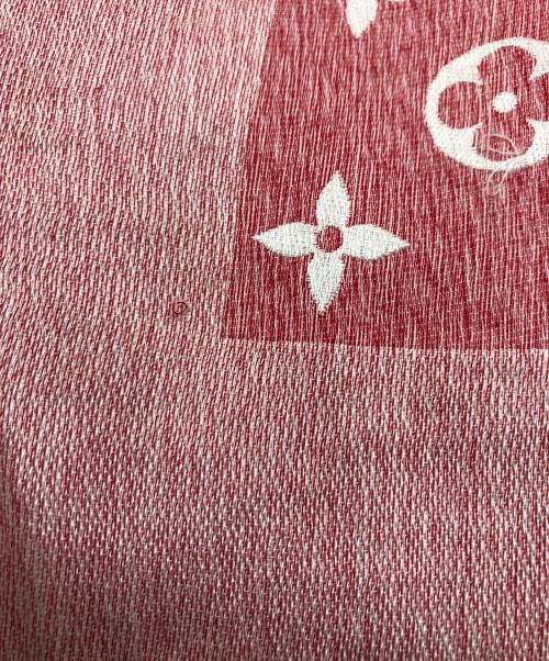 LOUIS VUITTON（ルイ ヴィトン）LOUIS VUITTON (ルイ ヴィトン) ショール・モノグラム ティーシャーティング ピンクの古着・服飾アイテム