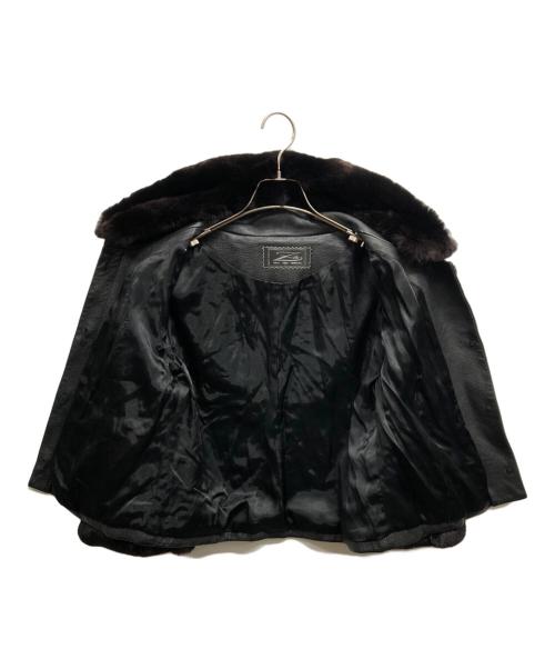ZELE PARIS（ゼルパリ）ZELE PARIS (ゼルパリ) レザージャケット ブラック サイズ:不明の古着・服飾アイテム