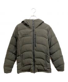 MAMMUT（マムート）の古着「セラックフーディメランジダウンジャケット」｜カーキ