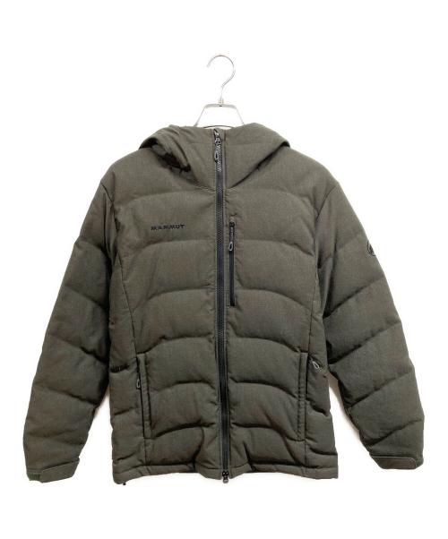 MAMMUT（マムート）MAMMUT (マムート) セラックフーディメランジダウンジャケット カーキ サイズ:Sの古着・服飾アイテム