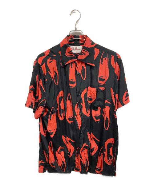 Aloha Blossom（アロハブロッサム）Aloha Blossom (アロハブロッサム) アロハシャツ レッド サイズ:42の古着・服飾アイテム