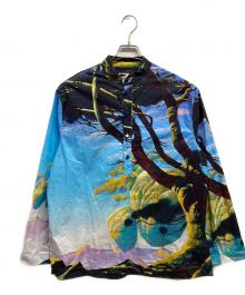 VALENTINO（ヴァレンティノ）の古着「長袖総柄 アノラックシャツ」｜マルチカラー