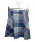 BLUE LABEL CRESTBRIDGE（ブルーレーベルクレストブリッジ）の古着「チェッククロッシングビエラスカート」｜ブルー