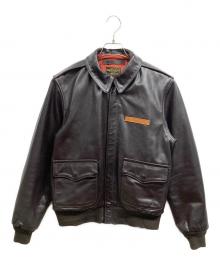 AVIREX（アヴィレックス）の古着「A-2 Plane FLIGHTJACKET」｜ブラウン