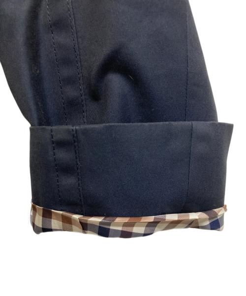 Aquascutum（アクアスキュータム）Aquascutum (アクアスキュータム) ライナー付 トレンチ コート ネイビー サイズ:6の古着・服飾アイテム