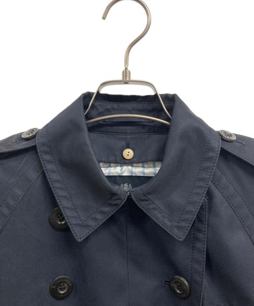 Aquascutum（アクアスキュータム）Aquascutum (アクアスキュータム) ライナー付 トレンチ コート ネイビー サイズ:6の古着・服飾アイテム