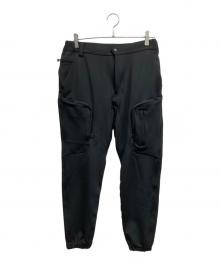 WHITE MOUNTAINEERING（ホワイトマウンテ二アニング）の古着「20AW JERSEY TECH CARGO PANTS」｜ブラック