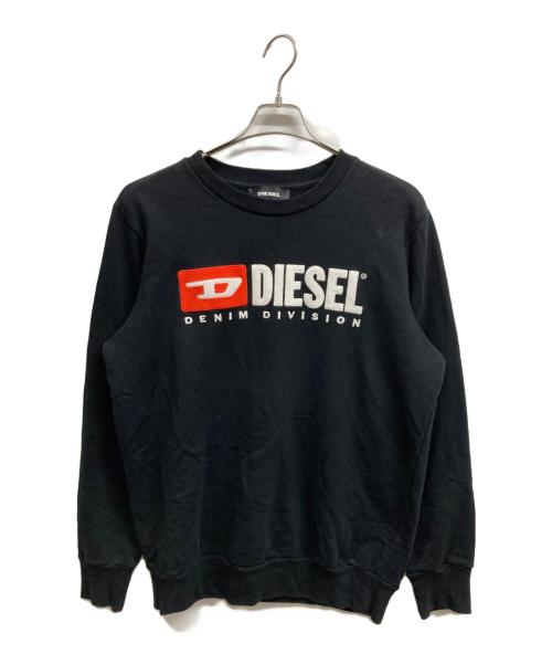 DIESEL（ディーゼル）DIESEL (ディーゼル) ロゴスウェット ブラック サイズ:Mの古着・服飾アイテム