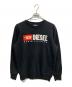 DIESEL（ディーゼル）の古着「ロゴスウェット」｜ブラック