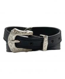 TORY LEATHER（トリーレザー）の古着「レザーベルト」｜ブラック