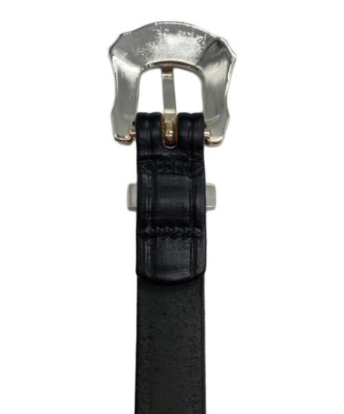 TORY LEATHER（トリーレザー）TORY LEATHER (トリーレザー) レザーベルト ブラック サイズ:34の古着・服飾アイテム