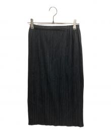 PLEATS PLEASE（プリーツプリーズ）の古着「プリーツスカート」｜ブラック
