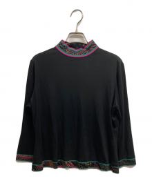 LEONARD FASHION（レオナールファッション）の古着「長袖カットソー」｜ブラック