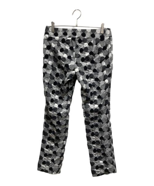 ISSEY MIYAKE（イッセイミヤケ）ISSEY MIYAKE (イッセイミヤケ) 総柄 デザインパンツ グレー サイズ:3の古着・服飾アイテム
