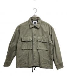 Moonage Devilment（ムーンエイジデビルメント）の古着「Embroidery Over Military Jacket」｜カーキ