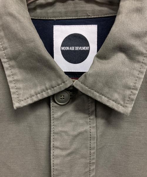 Moonage Devilment（ムーンエイジデビルメント）Moonage Devilment (ムーンエイジデビルメント) Embroidery Over Military Jacket カーキ サイズ:44の古着・服飾アイテム
