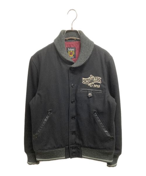 Schott（ショット）Schott (ショット) ライトメルトンスアタジアムジャケット サイズ:Lの古着・服飾アイテム