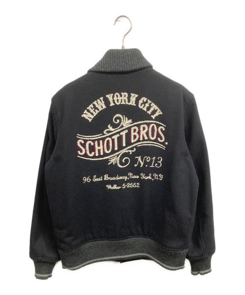 Schott（ショット）Schott (ショット) ライトメルトンスアタジアムジャケット サイズ:Lの古着・服飾アイテム