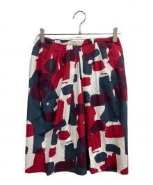MARNI（マルニ）の古着「総柄スカート」｜レッド