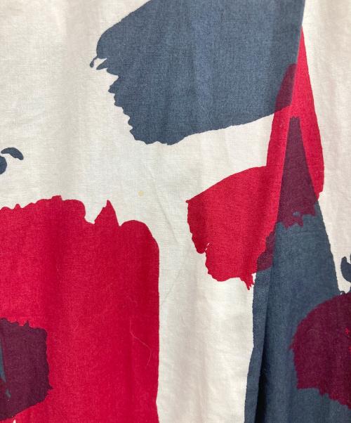 MARNI（マルニ）MARNI (マルニ) 総柄スカート レッド サイズ:38の古着・服飾アイテム