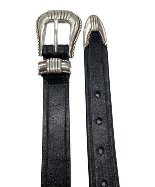 TORY LEATHER（トリーレザー）TORY LEATHER (トリーレザー) ベルト ブラックの古着・服飾アイテム