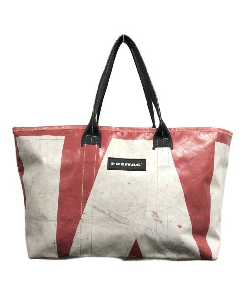 FREITAG（フライターグ）FREITAG (フライターグ) トートバッグ レッド×ホワイトの古着・服飾アイテム