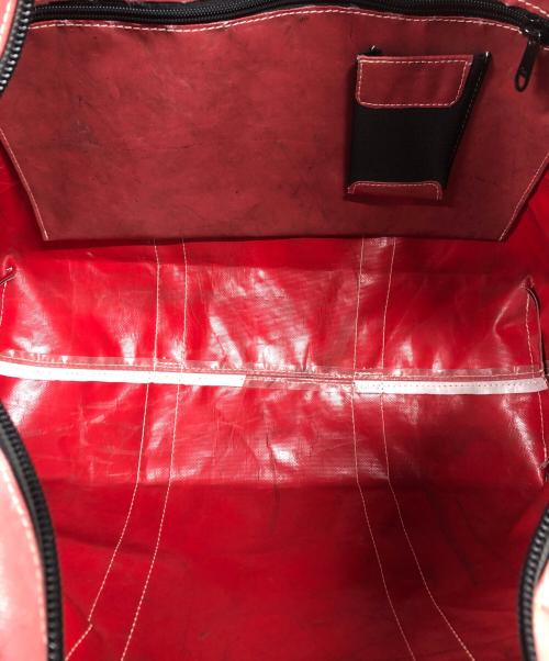 FREITAG（フライターグ）FREITAG (フライターグ) トートバッグ レッド×ホワイトの古着・服飾アイテム