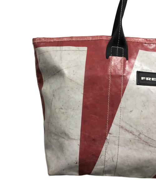 FREITAG（フライターグ）FREITAG (フライターグ) トートバッグ レッド×ホワイトの古着・服飾アイテム