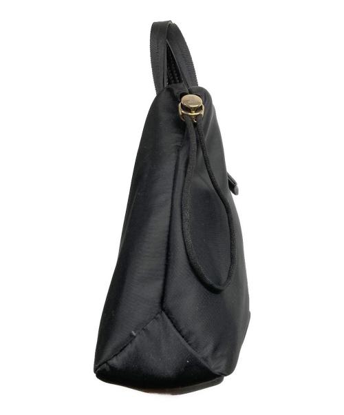 LANVIN en Bleu（ランバンオンブルー）LANVIN en Bleu (ランバンオンブルー) デコレ 2WAYハンドバッグ ブラックの古着・服飾アイテム