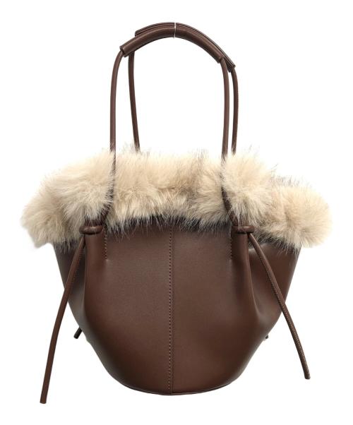 Snidel（スナイデル）Snidel (スナイデル) ファーバケットバッグ ブラックの古着・服飾アイテム