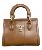 Snidelスナイデル）の古着「スクエアパッドロックバッグ」｜ブラウン