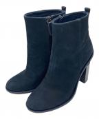 TORY BURCHトリーバーチ）の古着「スウェードヒールブーツ」｜ネイビー