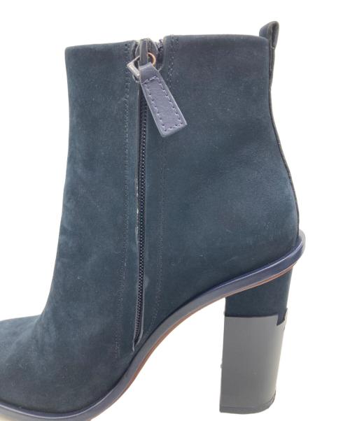 TORY BURCH（トリーバーチ）TORY BURCH (トリーバーチ) スウェードヒールブーツ ネイビー サイズ:8Mの古着・服飾アイテム